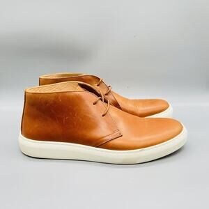 Astorflex Shoes Mens 11 Brown Leather Evoflex Chukka Mid Top Casual Sneakers